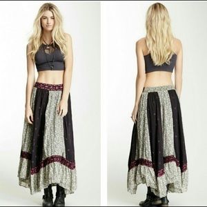 Free People Sushi Voile Heirloom Skirt-Small